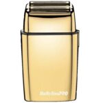BaBylissPRO FOILFX02 Cordless Gold Metal Double Foil Shaver FXFS2G