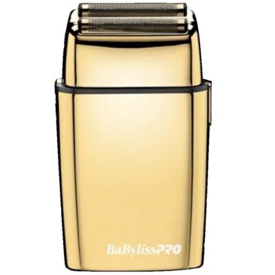 BaBylissPRO FOILFX02 Cordless Gold Metal Double Foil Shaver FXFS2G