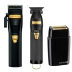 BaBylissPro Black Clipper, Skeleton Trimmer, & Double Shaver Trio