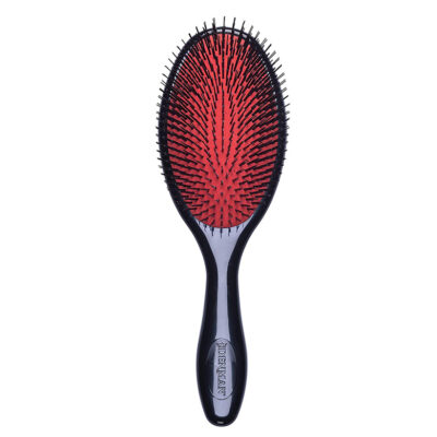 Denman Large Grooming Brush Style and Shine (Black / Red) D81L