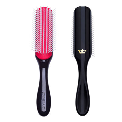 Denman Style Brush D3 Black / Gold Crown