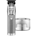 BaBylissPro Silver Trimmer & Silver Trimmer Base Combo