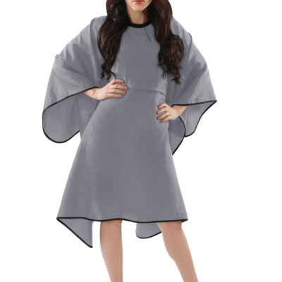 GRAY SALON CAPE