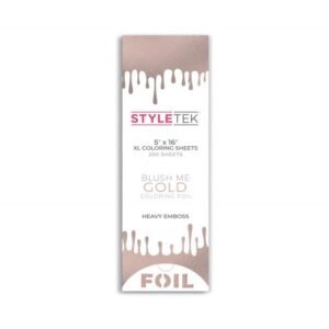 XL BALAYAGE EMBOSSED FLAT SHEET-BLUSH ME GOLD