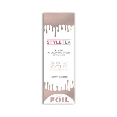 XL BALAYAGE EMBOSSED FLAT SHEET-BLUSH ME GOLD