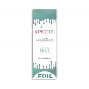 XL BALAYAGE EMBOSSED FLAT SHEET-TEASE ME TEAL