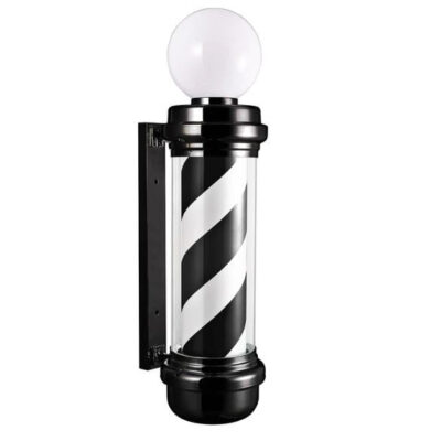 LED BLACK/WHITE BARBER POLE BY BERKELEY